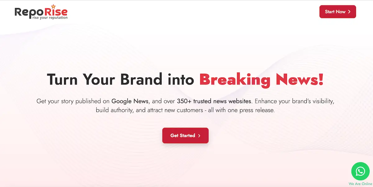 Get your story published at google news and 350 other trusted news websites